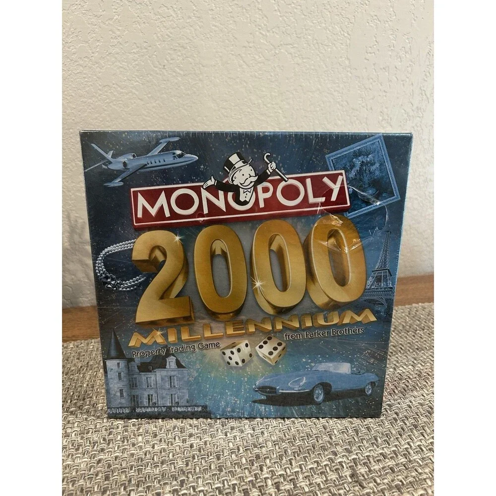Monopoly 2000 Millennium Edition Board Game New Sealed In Plastic Wrap Parker